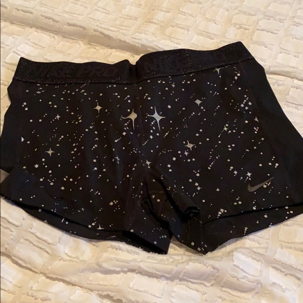 Worn twice, Nike spandex galaxy